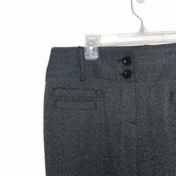 Larry Levine Gray Wide Leg Washable Work Dress Pants Size 8 - Picture 8 of 10